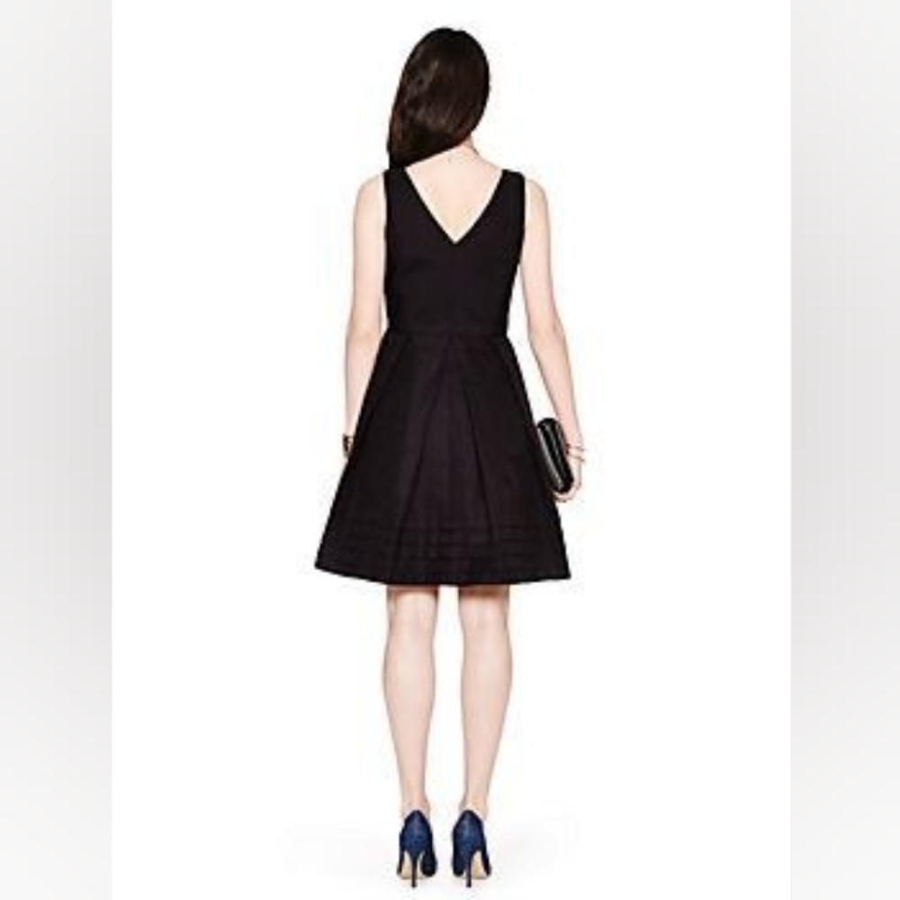 Kate Spade Silk Cotton Pleated Hem Dress - Picture 3 of 16